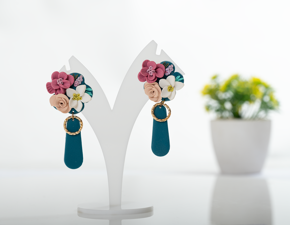 Floral Statement Dangles