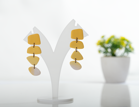 Yellow Geometric Dangles