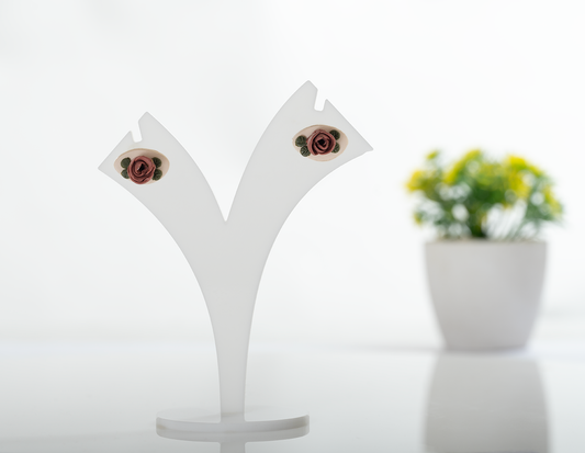 Vintage Rose Studs