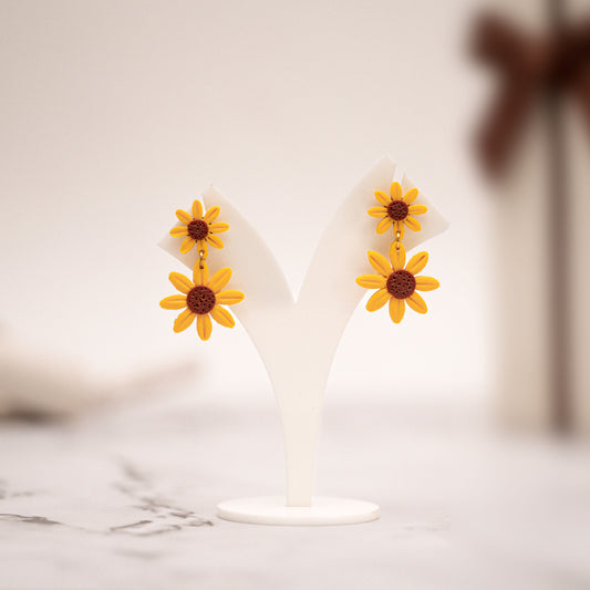 Sunflower Drop Earrings